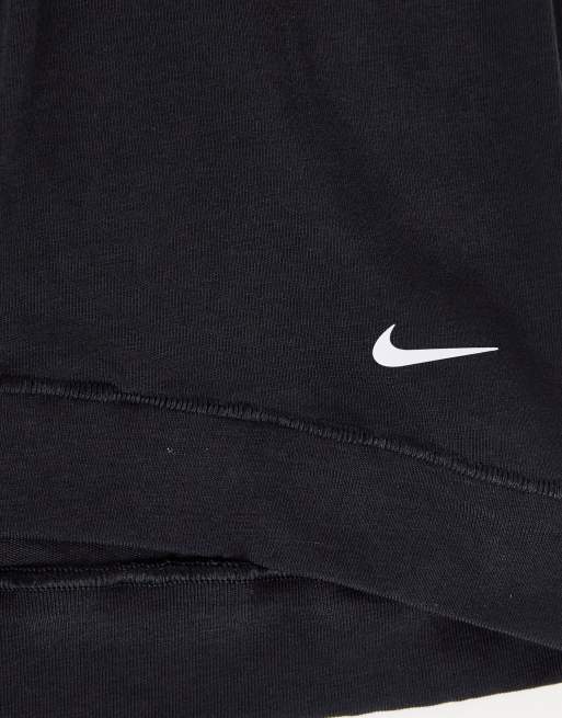 Nike - Pakke med 3 par sorte boksershorts i bomuld med stretch, 4 af 4