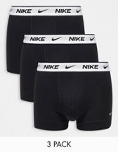 Køb Nike Everyday Cotton Stretch Boxershorts - 3 Pack til Herre i Swoosh  Print/Grey/Un til 119 kr