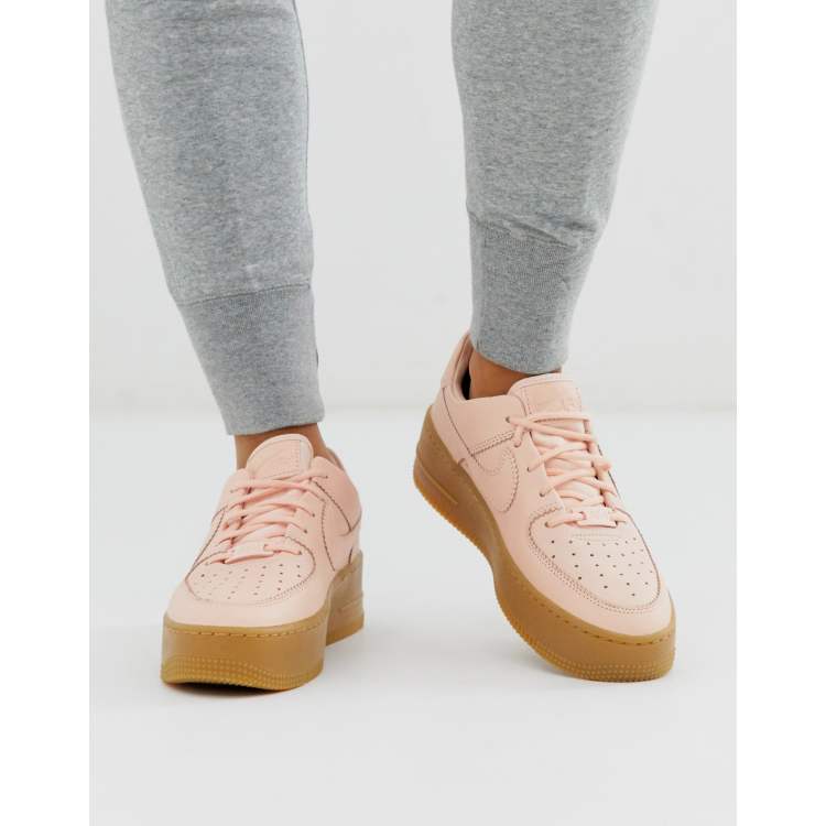 Air force one semelle rose clearance