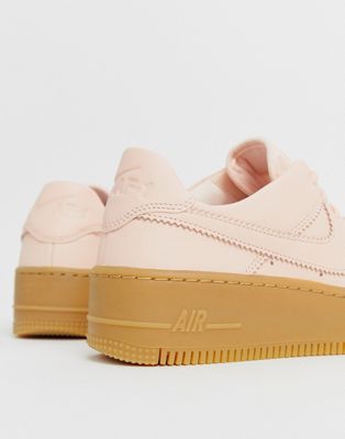 nike pale pink air force 1 sage low trainers