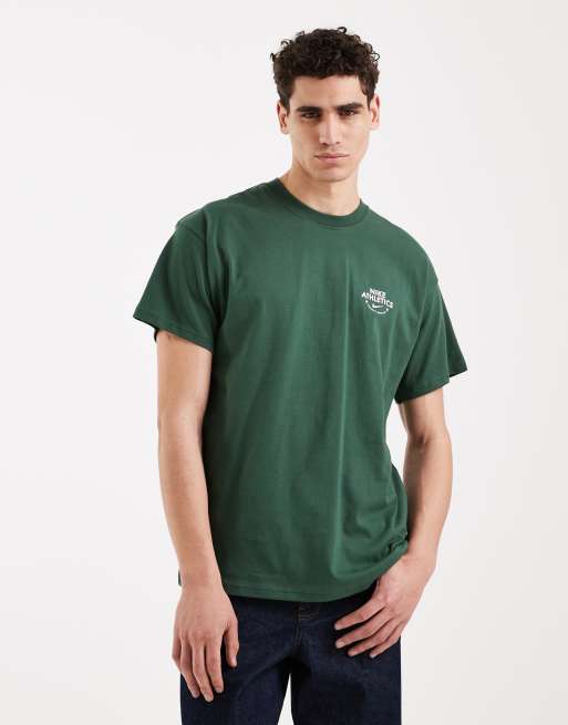 Nike palm tree back print t-shirt in green, 3 of 5