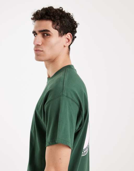Nike palm tree back print t-shirt in green, 4 of 5