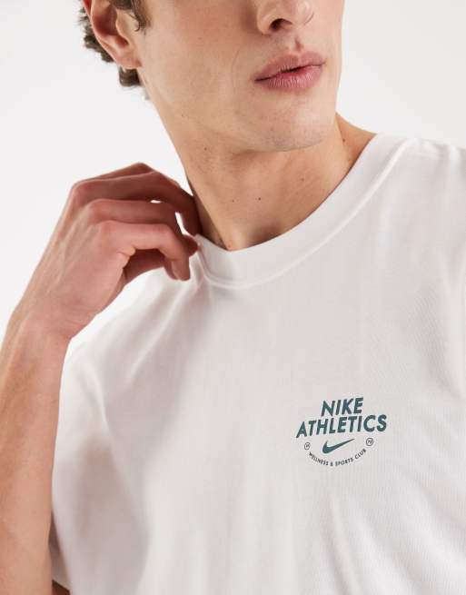 Nike palm tree back print t-shirt in white, 5 of 5