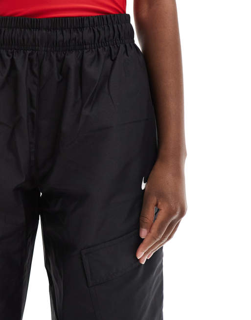 Nike Pantalon de jogging parachute tendance tiss Noir