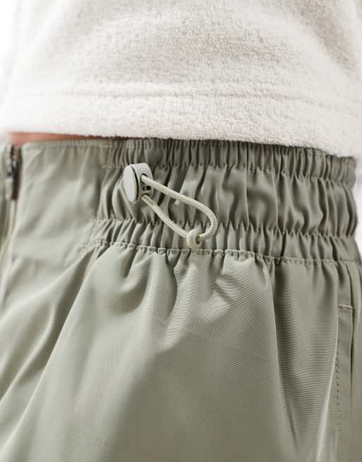 Nike - Pantalon de jogging zippé à l'avant en polaire avec logo virgule - Gris, 4 de 5