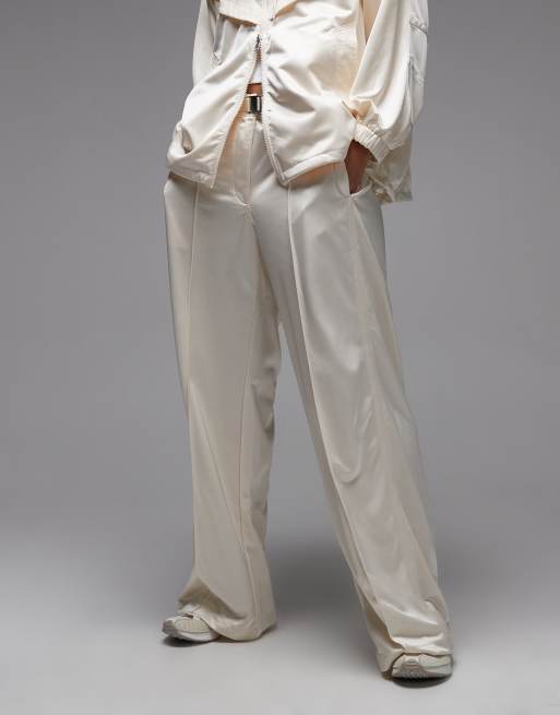 Nike - Pantalon droit avec ceinture - Crème, 2 de 5