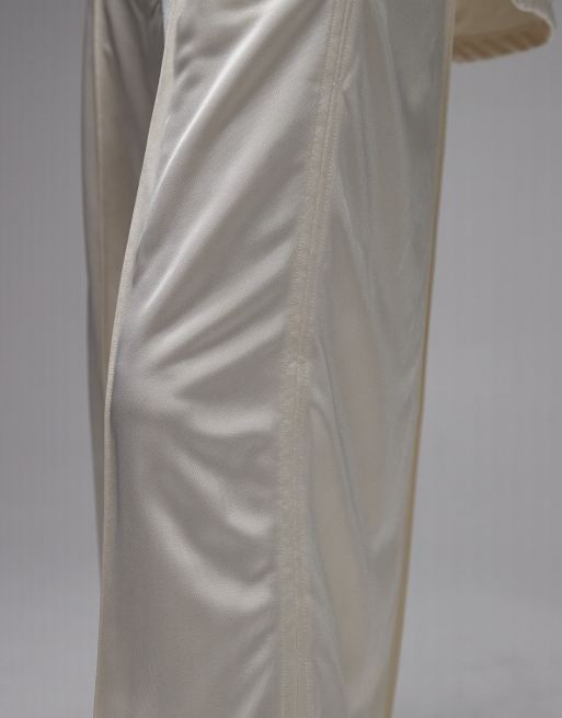 Nike - Pantalon droit avec ceinture - Crème, 5 de 5