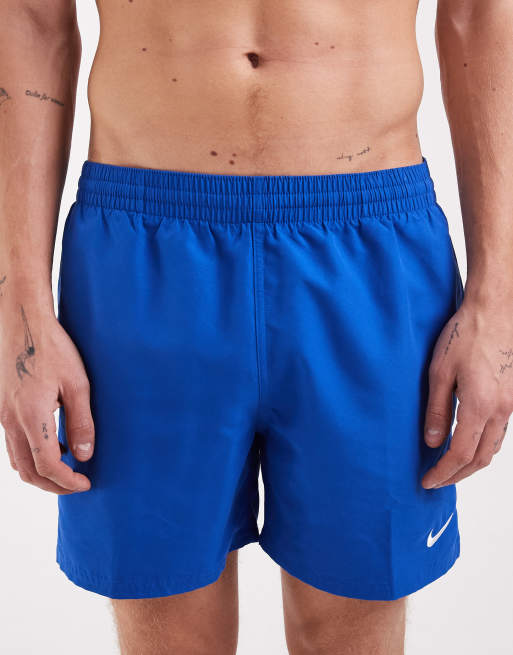 Nike - Pantaloncini da bagno stile volley blu da 5", 4 di 5