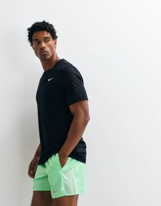 Nike - pantalones cortos Running Miler Dri-FIT de 5 pulgadas en verde, 4 de 5