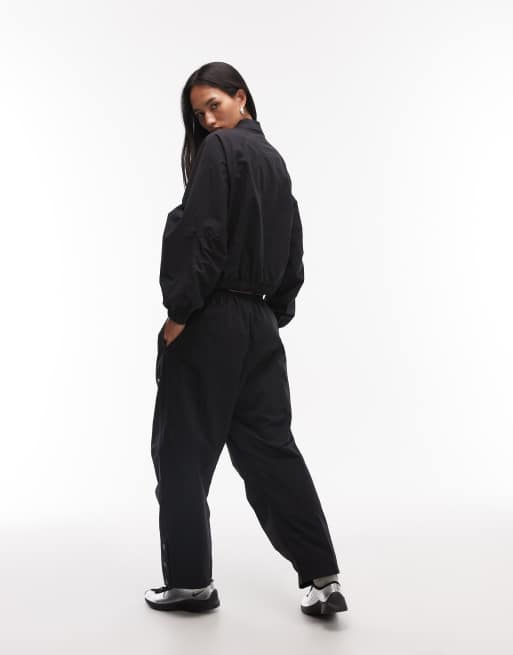 Nike - Pantaloni in maglia a gamba dritta neri, 5 di 5