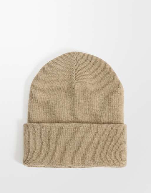 Nike Peak beanie in light brown, 2 of 3