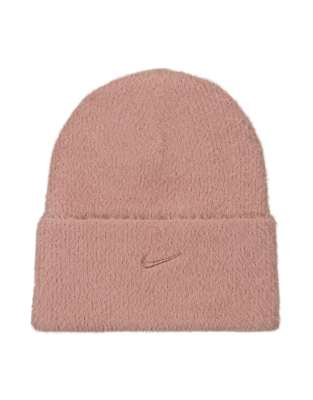 Nike Peak Cozy Beanie In Brown