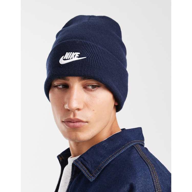 Nike Peak Futura beanie in navy | ASOS