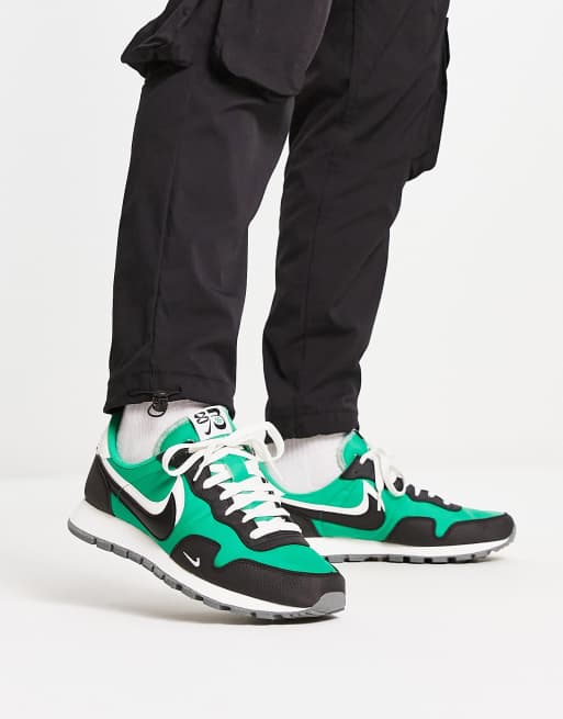 black blue green nike shoes