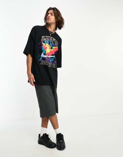 Nike pegasus graphic t-shirt in black | ASOS
