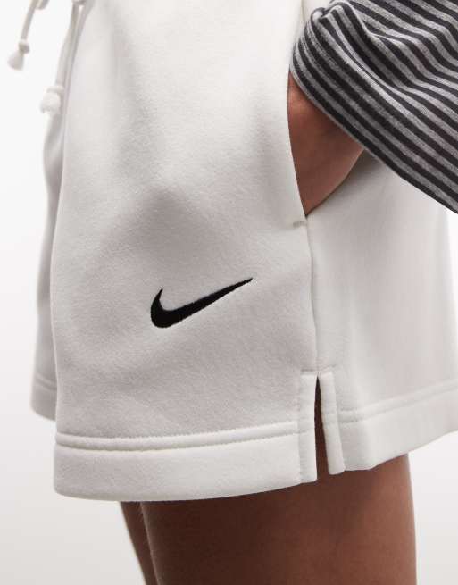 Nike - Phoenix Fleece - Cremefarvede shorts, 2 af 5