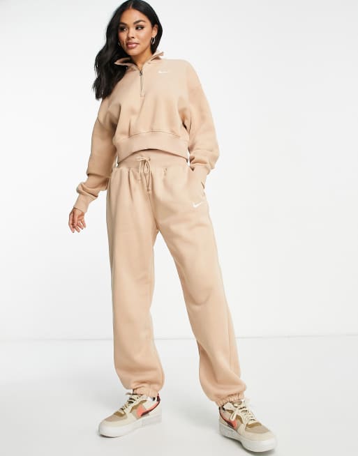 brown nike womens tracksuit