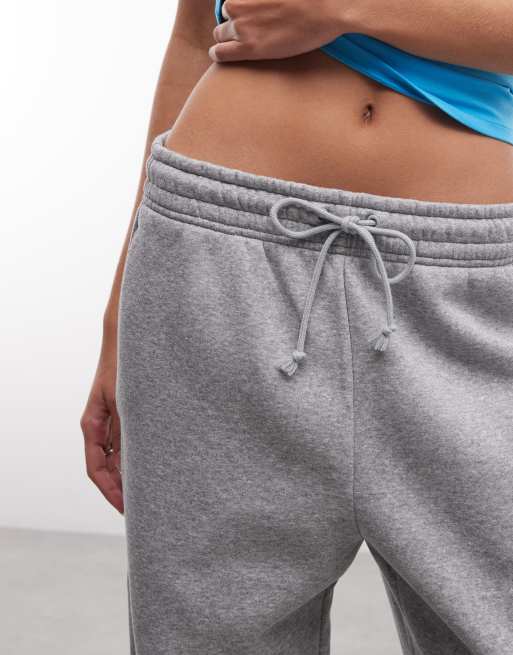 Nike – Phoenix Fleece – Grå mjukisbyxor med vida ben och hög midja, 2 av 5