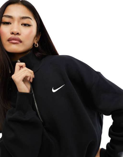 Nike Sportswear Phoenix Fleece Women's 1/2-Zip Cropped Sweatshirt