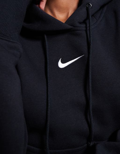 Nike Phoenix Fleece hoodie in black, 4 of 4