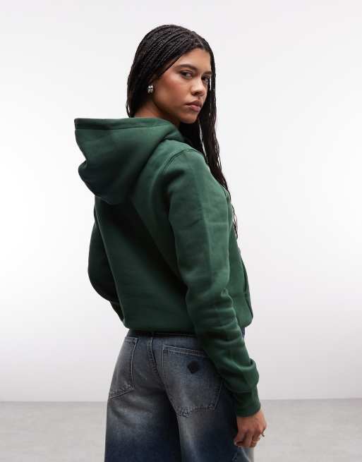 Nike Phoenix Fleece hoodie in green, 4 of 4