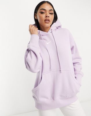 Nike Phoenix Fleece hoodie in pink | ASOS