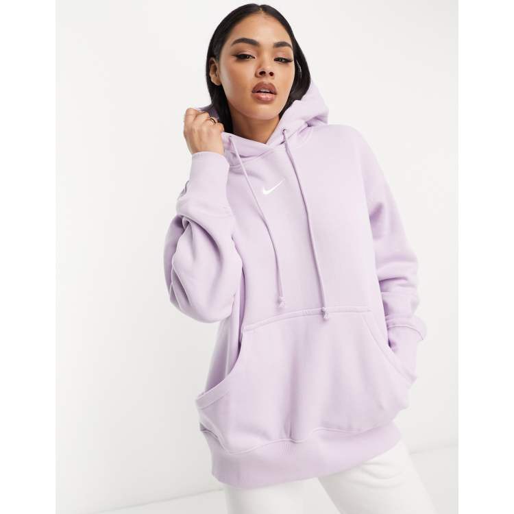 Nike Phoenix Fleece hoodie in pink