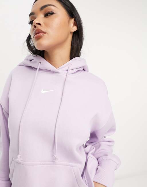 Nike Phoenix Fleece hoodie in pink