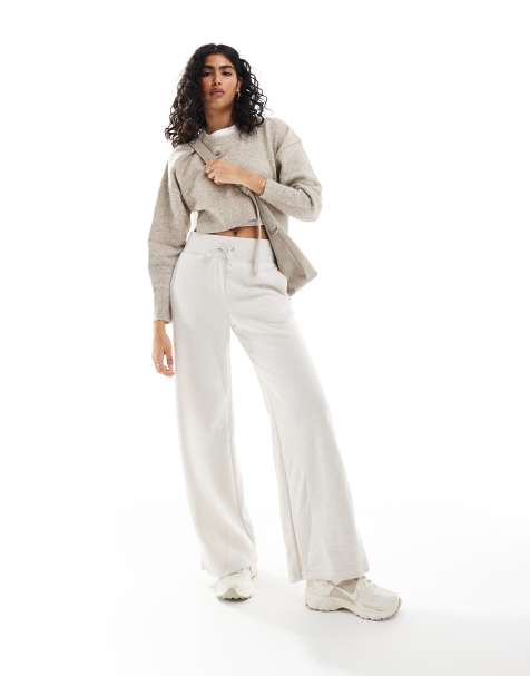 Nike - Phoenix Fleece - Joggers beige a fondo ampio - view 1