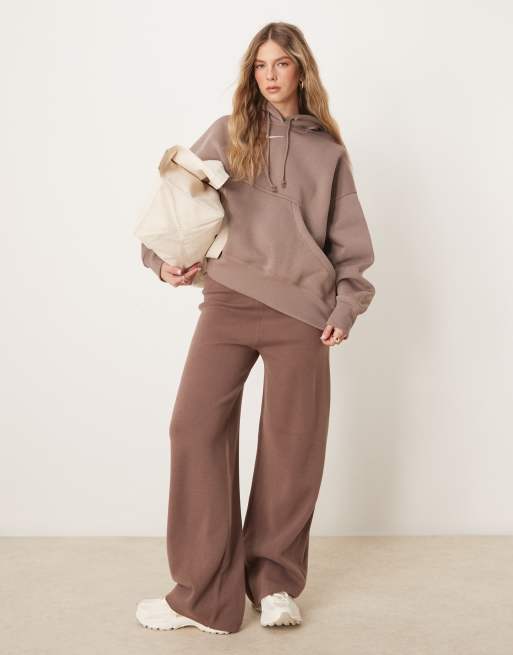 Nike Phoenix Fleece over-oversized hoodie in brown | ASOS
