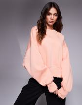 Nike Phoenix Fleece over-oversized sweatshirt in pink