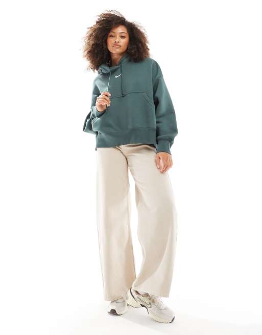 Nike Clothes Groene Nike Hoodie Nike Phoenix Fleece Oversized