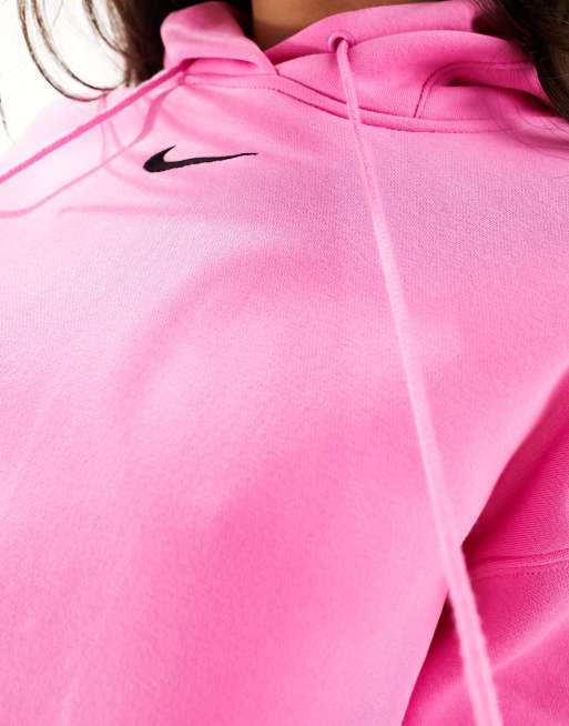 Nike Womens Phoenix Fleece Hoodie - Pink