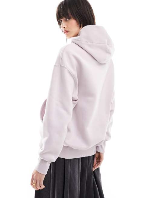 Nike Phoenix Fleece oversized hoodie in violet