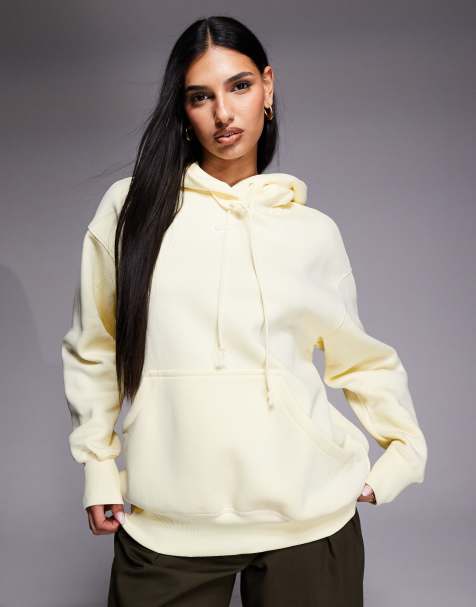 Nike Phoenix Fleece oversized hoodie in yellow - view 1