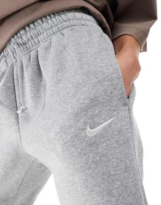 Nike - Phoenix - Fleece oversized joggingbroek met halfhoge taille in grijs, 2 van 5