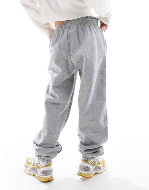 Nike - Phoenix - Fleece oversized joggingbroek met hoge taille en boorden in grijs, 4 van 5