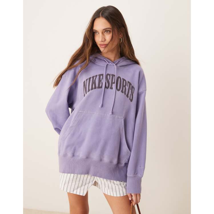 トップス NIKE vintage velours hoodie Girls' Nike Sportswear Velour Pullover Hoodie | JD Sports