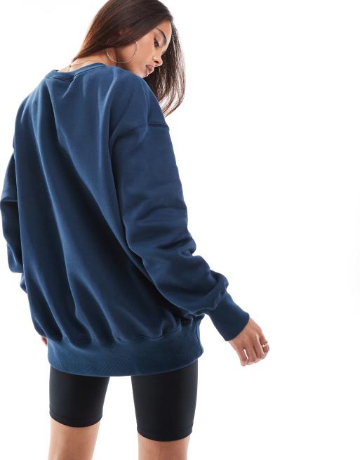 Nike Phoenix Fleece oversized sweatshirt in navy