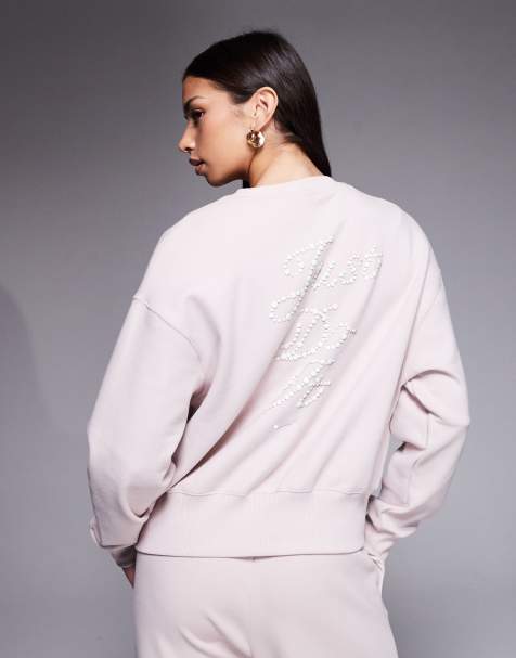 Nike Phoenix Fleece oversized sweatshirt in pink