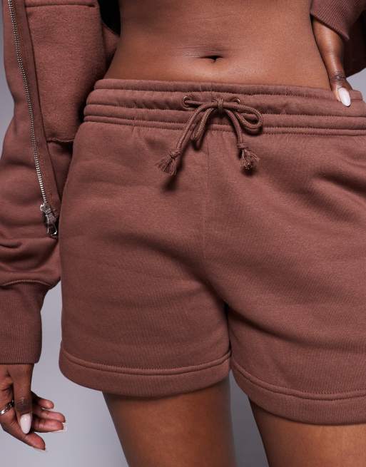 Nike Phoenix Fleece shorts in brown