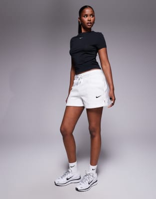 Nike Phoenix Fleece Shorts In Gray