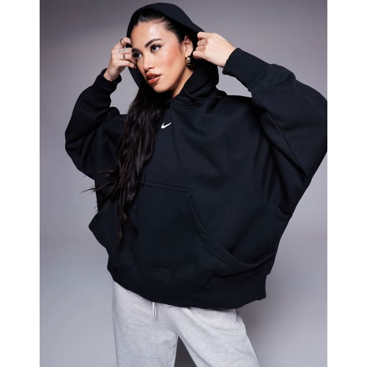 Black oversized 2024 hoodie nike