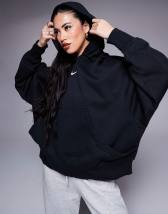 Nike Phoenix Fleece hoodie in black
