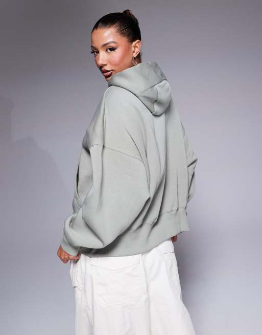 Nike Phoenix Fleece super oversized hoodie in khaki | ASOS