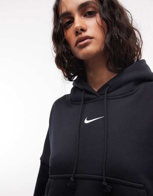 Nike - Phoenix Fleece - Sweat à capuche ultra oversize - Noir, 3 de 4