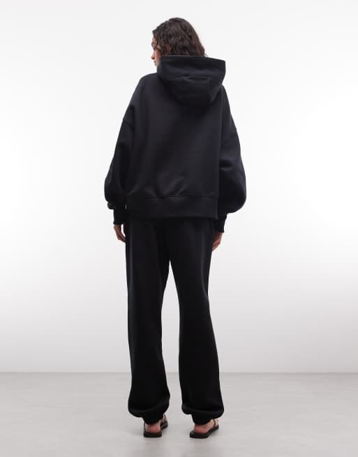 Nike - Phoenix Fleece - Sweat à capuche ultra oversize - Noir, 4 de 4