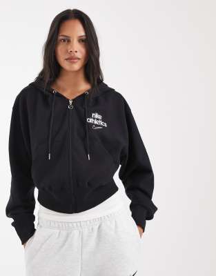 Nike - Phoenix Fleece - Sweat à capuche zippé - Noir