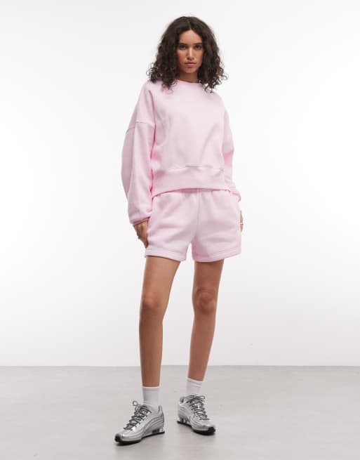 Nike - Phoenix Fleece - Sweat oversize - Rose clair , 2 de 4
