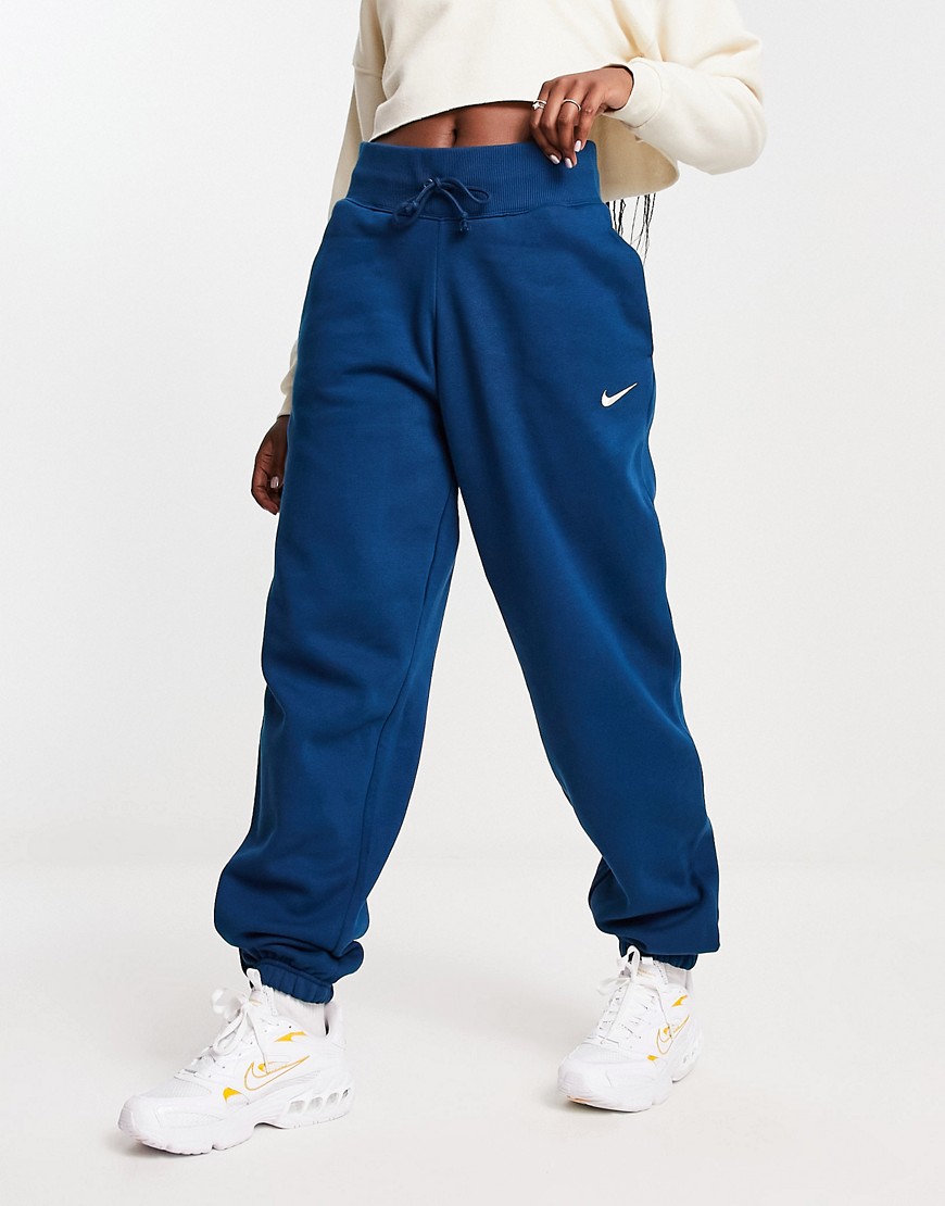 Nike Phoenix Fleece sweatpants in blue